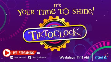 tiktoclock gma 7 time slot|TiktoClock: October 4, 2022 .